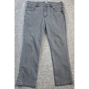 Tommy Bahama Men's 34x30 Gray Stretch Jeans 5-Pocket Casual Denim Pants